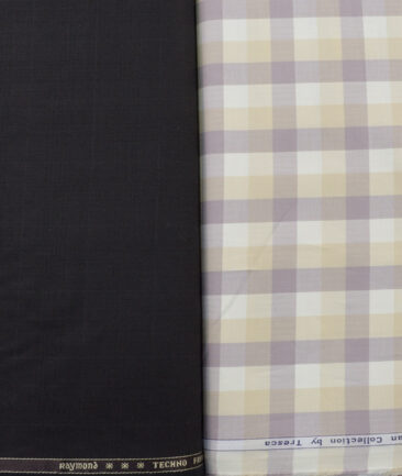 Combo of Raymond Poly Wool Pant & Arvind Giza Cotton Shirt Fabric