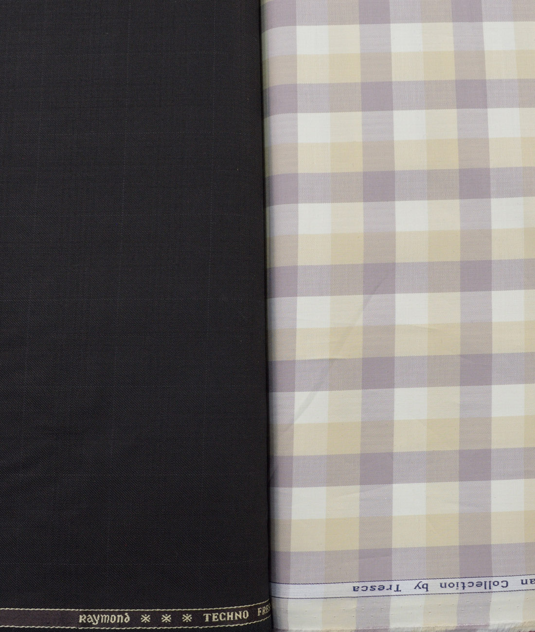 LSCOMBO09296ADRAYFEB Combo of Raymond Poly Wool Pant & Arvind Giza Cotton Shirt Fabric - Image 1