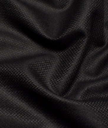 Don & Julio  Structured Terry Rayon Unstitched Suiting Fabric (Blackish Grey)