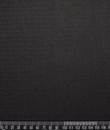 Don & Julio  Structured Terry Rayon Unstitched Suiting Fabric (Blackish Grey)