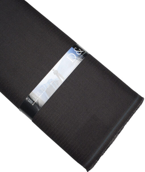 Don & Julio  Structured Terry Rayon Unstitched Suiting Fabric (Blackish Grey)