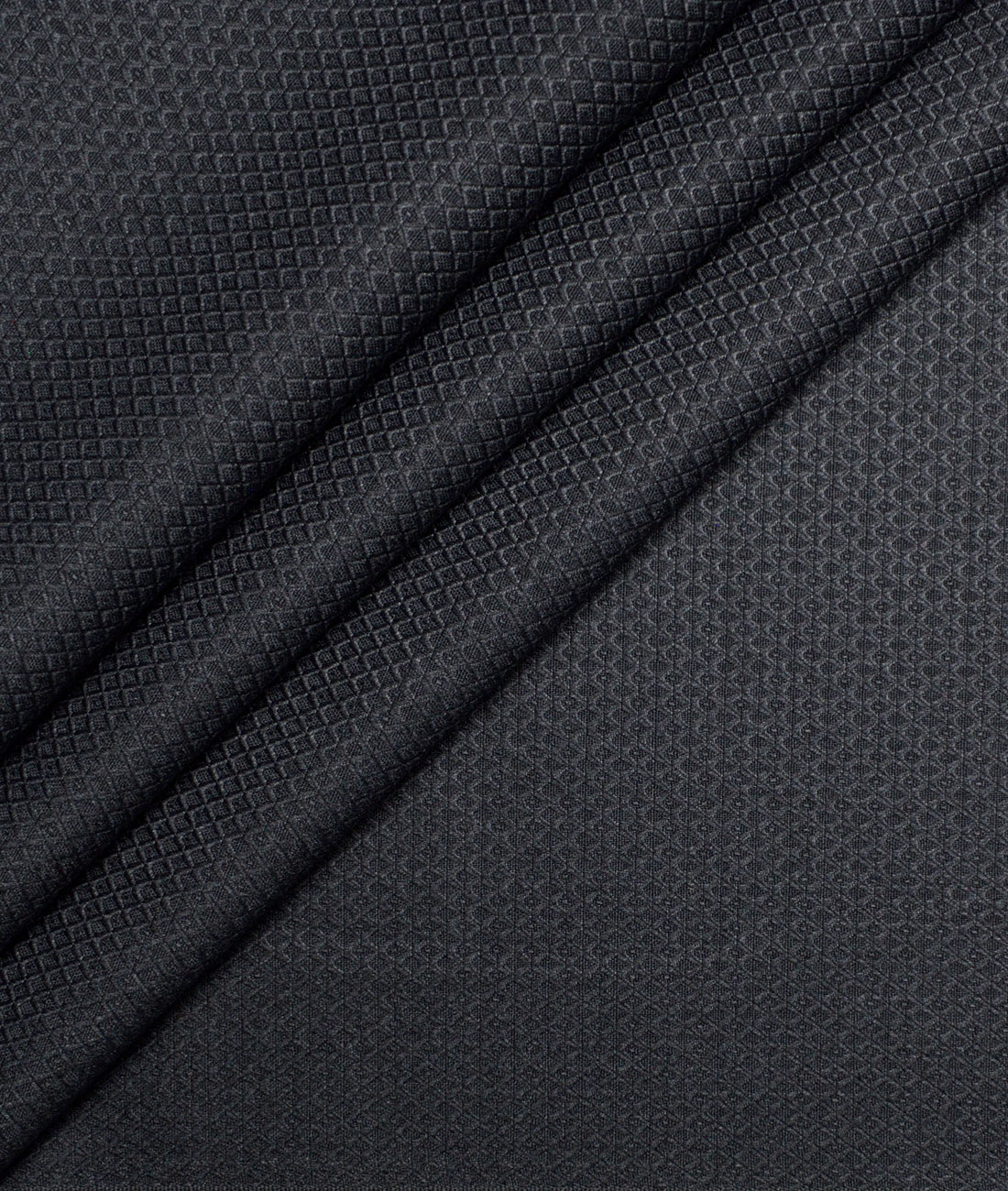 Don & Julio Structured Terry Rayon Unstitched Suiting Fabric (Charcoal Grey) Don & Julio Structured Terry Rayon Unstitched Suiting Fabric (Charcoal Grey)