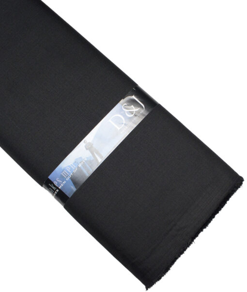 Don & Julio  Self Design Terry Rayon Unstitched Suiting Fabric (Greyish Black)