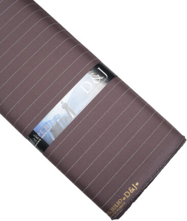 Don & Julio  Striped Terry Rayon Unstitched Suiting Fabric (Dusky Purple)