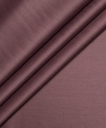 Italian Channel  Solids Terry Rayon Unstitched Suiting Fabric (Dark Mauve)