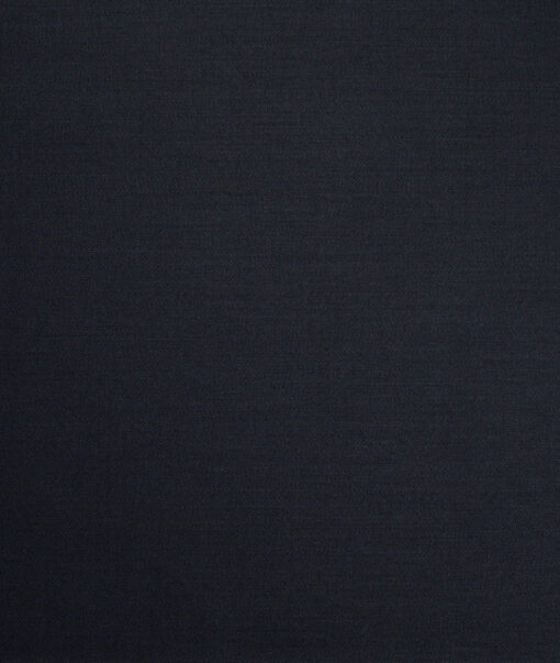 Italian Channel  Solids Terry Rayon Unstitched Suiting Fabric (Deep Navy Blue)