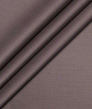 Italian Channel  Solids Terry Rayon Unstitched Suiting Fabric (Pine Cone Brown)