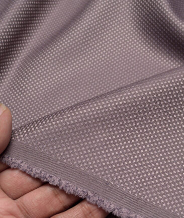 Italian Channel  Structured Terry Rayon Unstitched Suiting Fabric (Mauve)