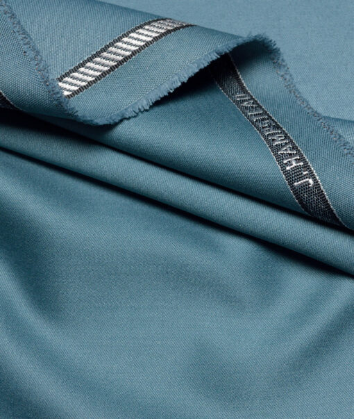 J.hampstead  Solids Terry Rayon Unstitched Suiting Fabric (Celestial Blue)