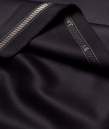 J.hampstead  Solids Terry Rayon Unstitched Suiting Fabric (Dark Purple)