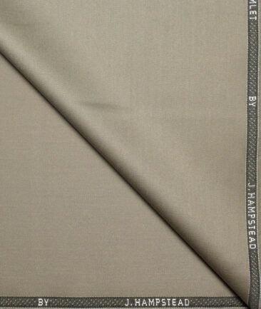 J.hampstead  Solids Terry Rayon Unstitched Suiting Fabric (Olive Haze Green)