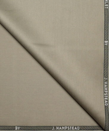 J.hampstead  Solids Terry Rayon Unstitched Suiting Fabric (Olive Haze Green)