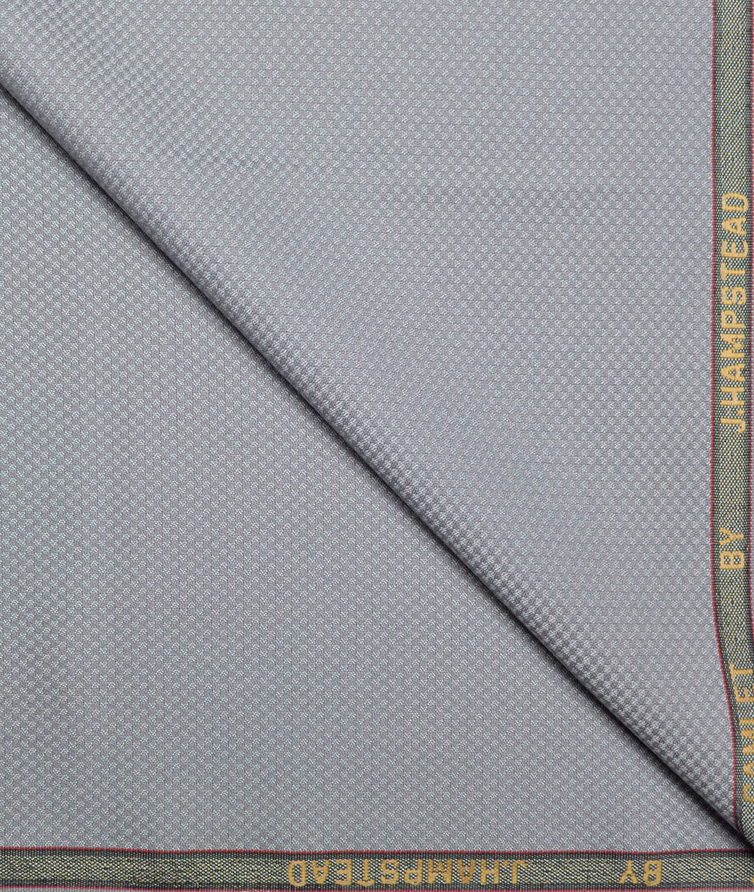 J.hampstead Structured Terry Rayon Unstitched Suiting Fabric (Silver Grey) J.hampstead Structured Terry Rayon Unstitched Suiting Fabric (Silver Grey)
