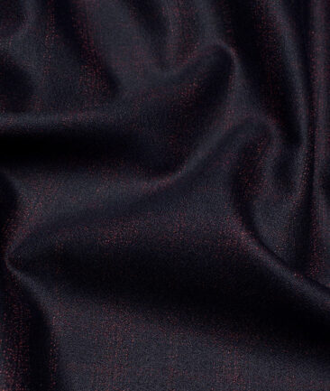 Legazia  Checks Terry Rayon Unstitched Suiting Fabric (Dark Blue)