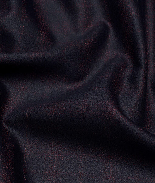 Legazia  Checks Terry Rayon Unstitched Suiting Fabric (Dark Blue)