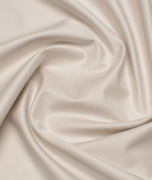 Tessitura Monti 2 Ply 140's Supima Cotton Solids Shirting Fabric (Beige)