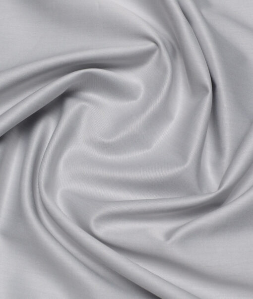 Tessitura Monti 2 Ply 140's Supima Cotton Solids Shirting Fabric (Grey)