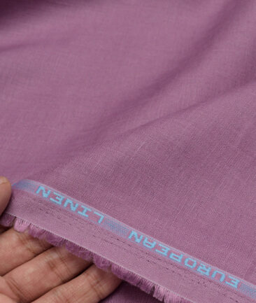Linen Club 60 LEA European Linen Solids Shirting Fabric (Bouquet Purple)