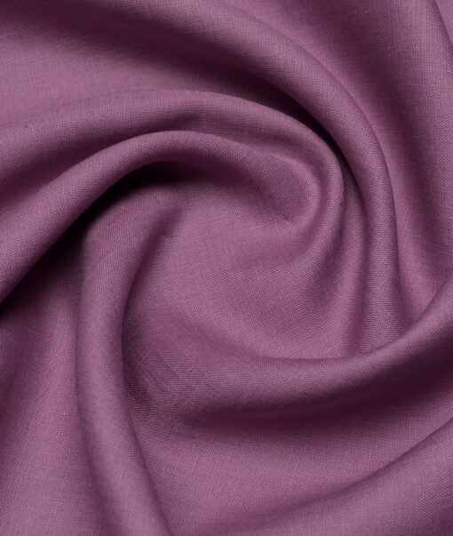 Linen Club 60 LEA European Linen Solids Shirting Fabric (Bouquet Purple)