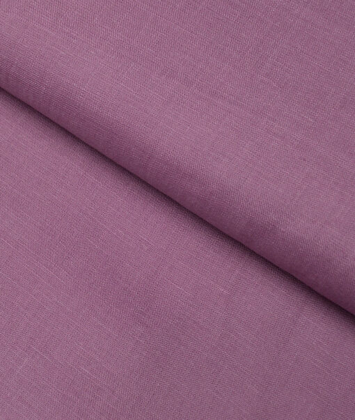 Linen Club 60 LEA European Linen Solids Shirting Fabric (Bouquet Purple)