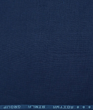 Linen Club 60 LEA European Linen Solids Shirting Fabric (Dark Royal Blue)