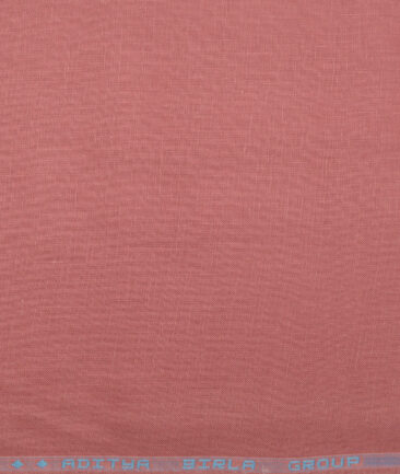 Linen Club 60 LEA European Linen Solids Shirting Fabric (Terracotta Pink)
