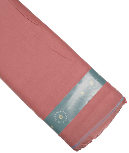 Linen Club 60 LEA European Linen Solids Shirting Fabric (Terracotta Pink)