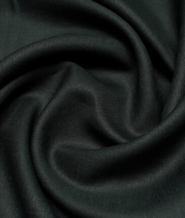 Burgoyne 60 LEA Irish Linen Solids Shirting Fabric (Dark Green)
