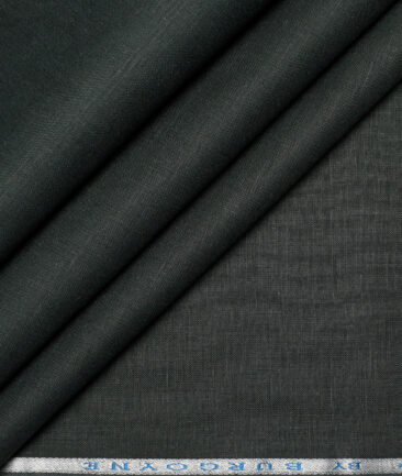 Burgoyne 60 LEA Irish Linen Solids Shirting Fabric (Dark Green)