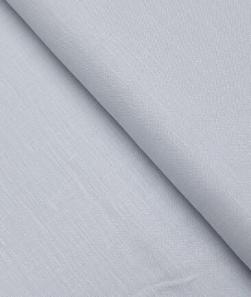 Burgoyne 60 LEA Irish Linen Solids Shirting Fabric (Goose Grey)