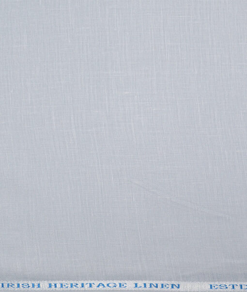 Burgoyne 60 LEA Irish Linen Solids Shirting Fabric (Goose Grey)