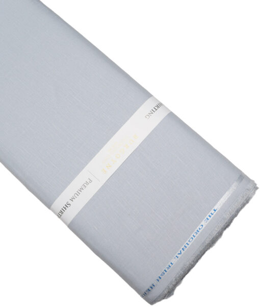 Burgoyne 60 LEA Irish Linen Solids Shirting Fabric (Goose Grey)