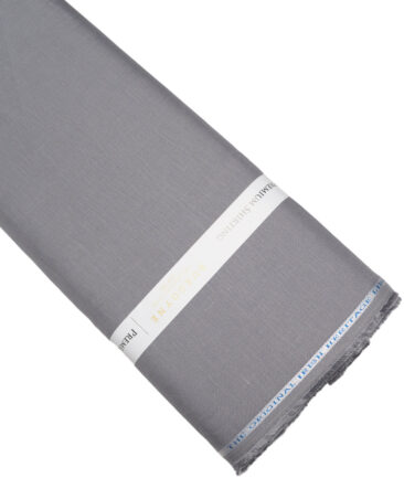 Burgoyne 60 LEA Irish Linen Solids Shirting Fabric (Grey)