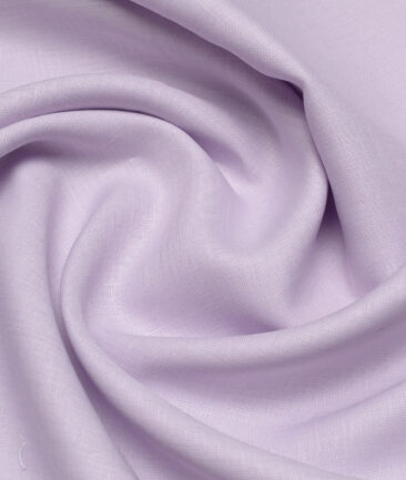 Burgoyne 60 LEA Irish Linen Solids Shirting Fabric (Light Lavander Purple)
