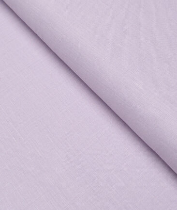Burgoyne 60 LEA Irish Linen Solids Shirting Fabric (Light Lavander Purple)