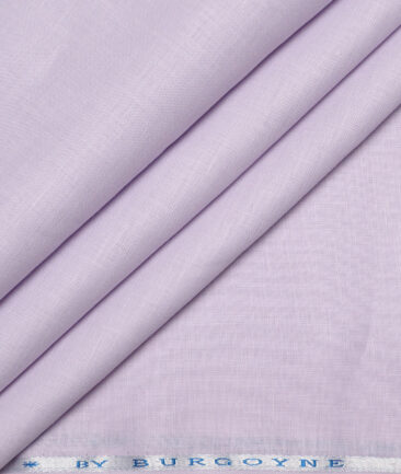 Burgoyne 60 LEA Irish Linen Solids Shirting Fabric (Light Lavander Purple)