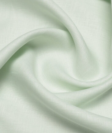 Burgoyne 60 LEA Irish Linen Solids Shirting Fabric (Light Tea Green)