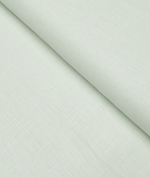 Burgoyne 60 LEA Irish Linen Solids Shirting Fabric (Light Tea Green)