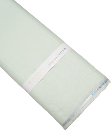 Burgoyne 60 LEA Irish Linen Solids Shirting Fabric (Light Tea Green)