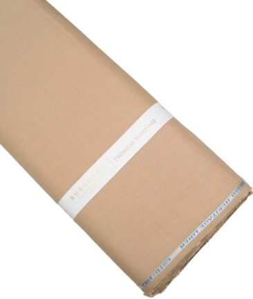 Burgoyne 60 LEA Irish Linen Solids Shirting Fabric (Very Light Brown)