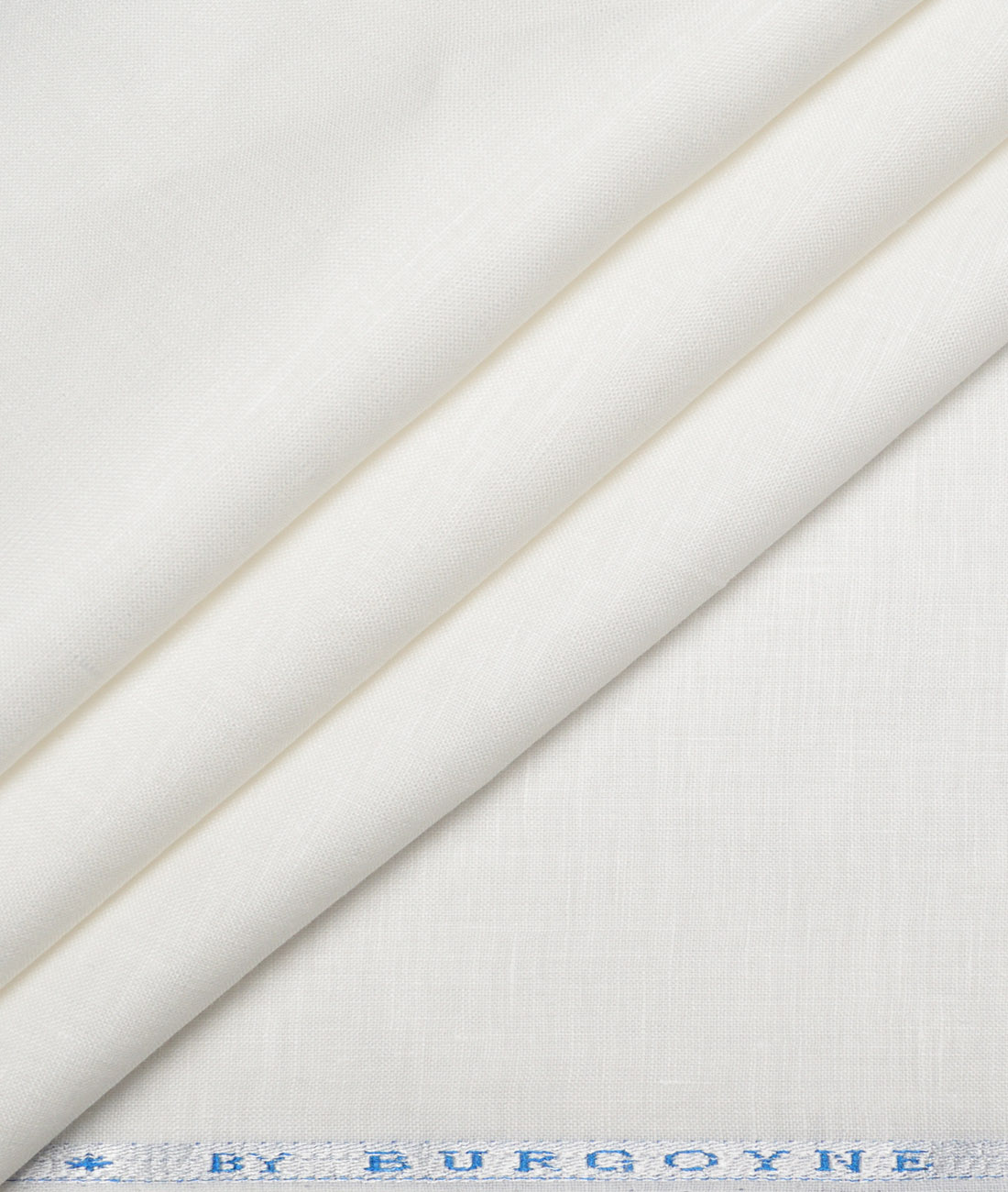 Burgoyne 60 LEA Irish Linen Solids Shirting Fabric (White) Burgoyne 60 LEA Irish Linen Solids Shirting Fabric (White)