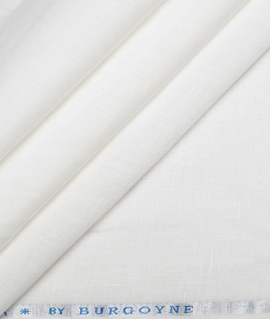 Burgoyne 100 LEA Irish Linen Solids Shirting Fabric (White) Burgoyne 100 LEA Irish Linen Solids Shirting Fabric (White)