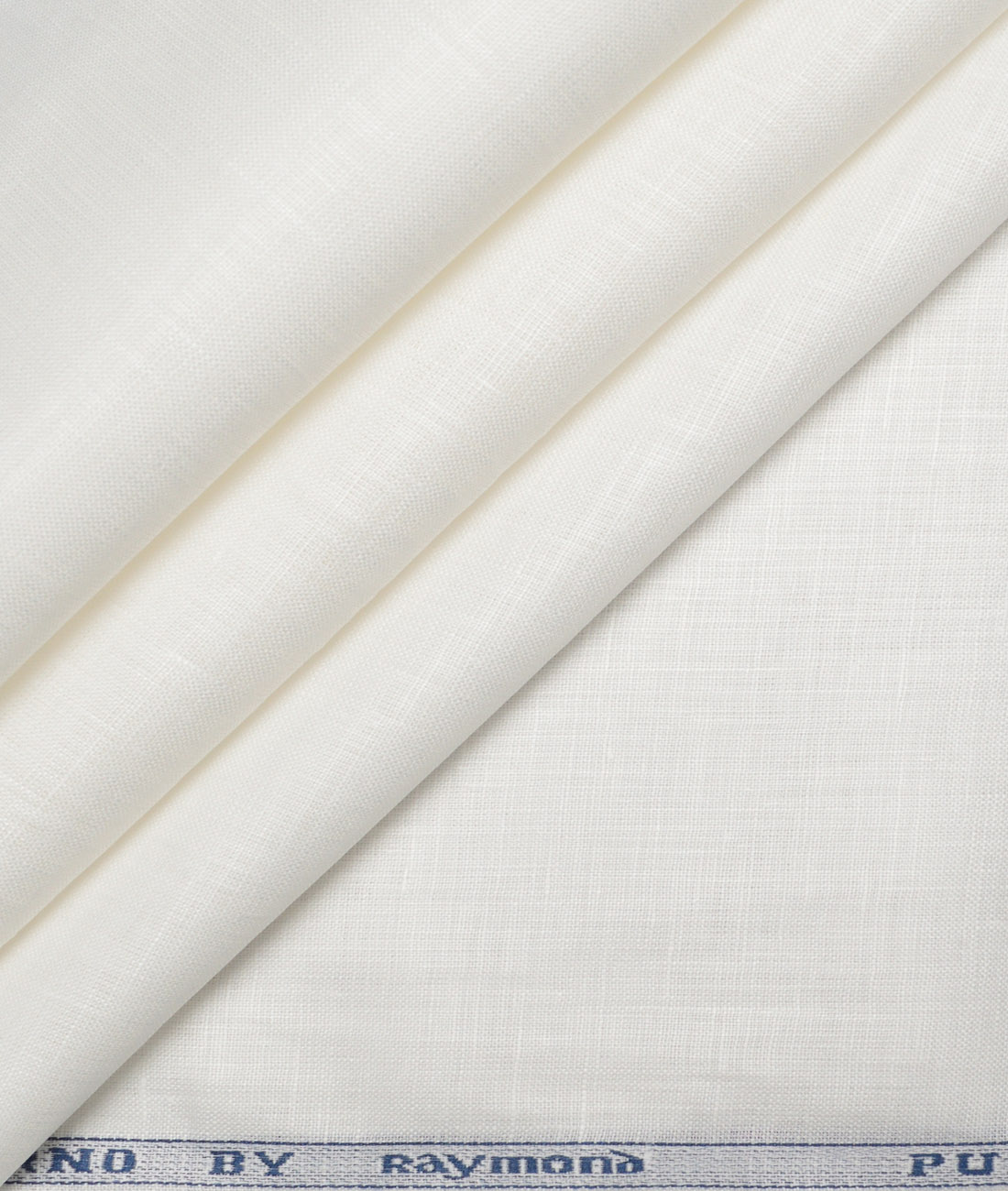 Raymond 60 LEA Pure Linen Solids Shirting Fabric (White) Raymond 60 LEA Pure Linen Solids Shirting Fabric (White)