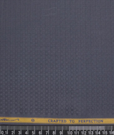 Soktas  Giza Cotton Structured Shirting Fabric (Dark Grey)