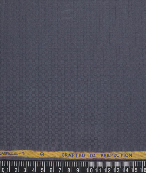 Soktas  Giza Cotton Structured Shirting Fabric (Dark Grey)