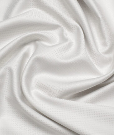 Soktas  Giza Cotton Self Design Shirting Fabric (Light Grey )