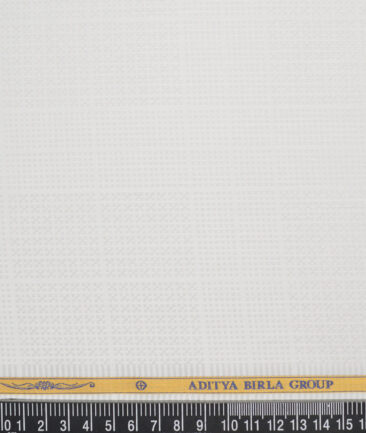Soktas  Giza Cotton Self Design Shirting Fabric (Light Grey )