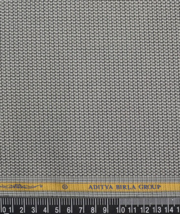 Soktas 2 Ply 100's Giza Cotton Structured Shirting Fabric (Grey)