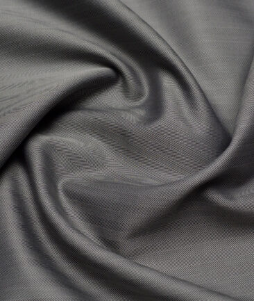 Soktas 2 Ply 120's Giza Cotton Striped Shirting Fabric (Dark Grey)