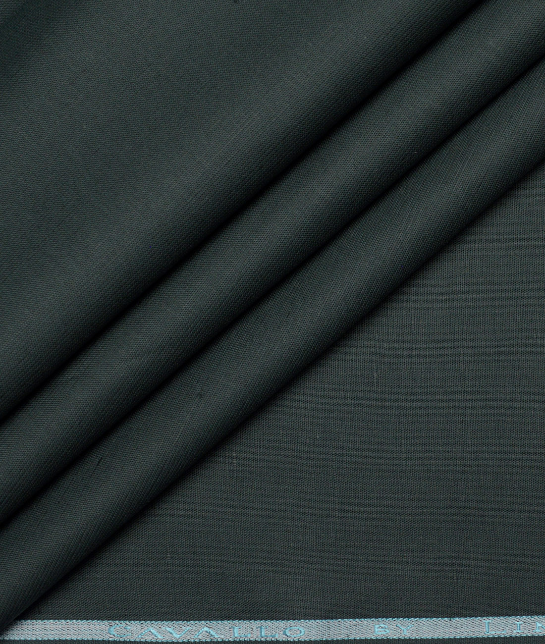 Cavallo by Linen Club Cotton Linen Solids Shirting Fabric (Dark Green) Cavallo by Linen Club Cotton Linen Solids Shirting Fabric (Dark Green)